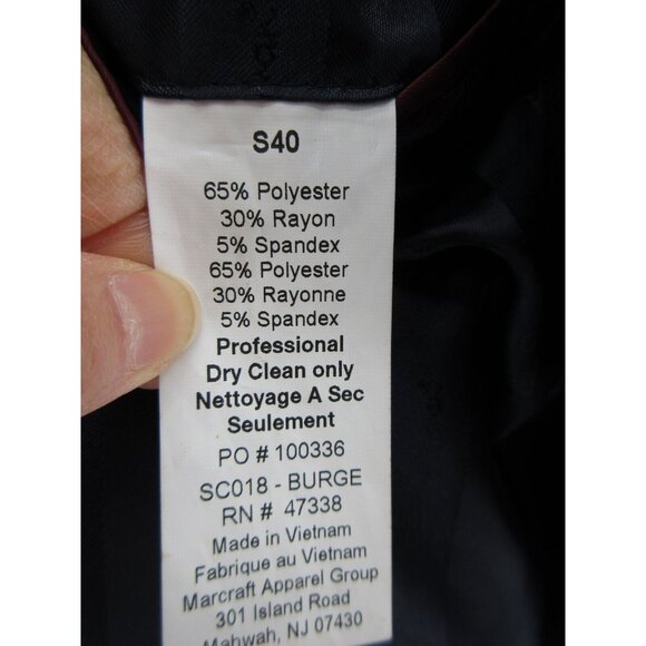 Ben Sherman Sport Coat 40 Short Blazer Jacket Business Preppy Lined - Picture 12 of 13